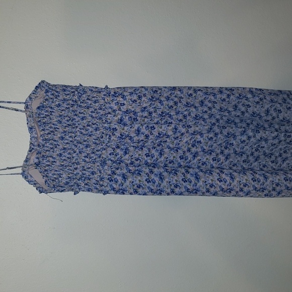 TRIXXI SHIRRED BODICE FLORAL PRINT DRESS - Picture 8 of 9